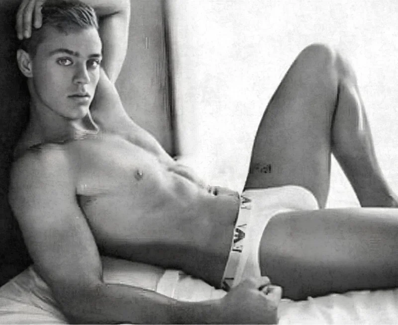 Hens knights male model Aaron