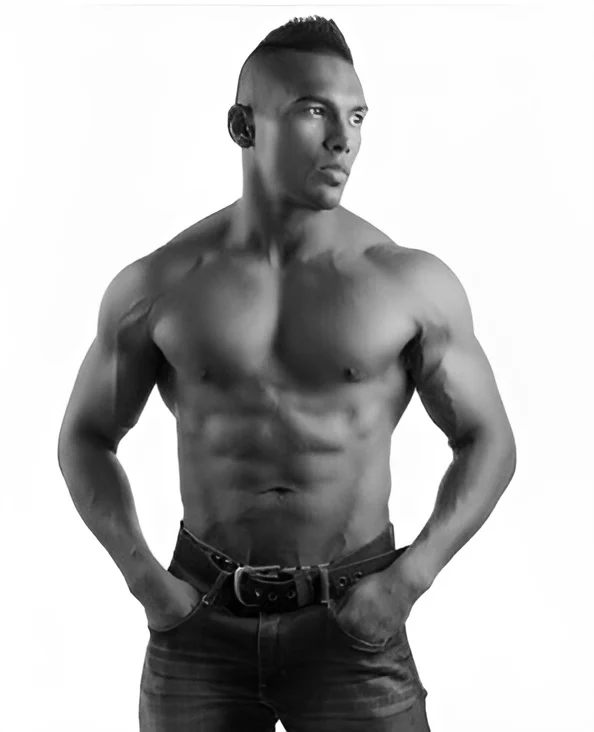 Melbourne topless waiter Lushan from Hens Knights