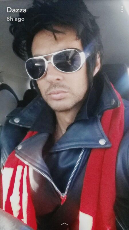 Darren as elvis presley
